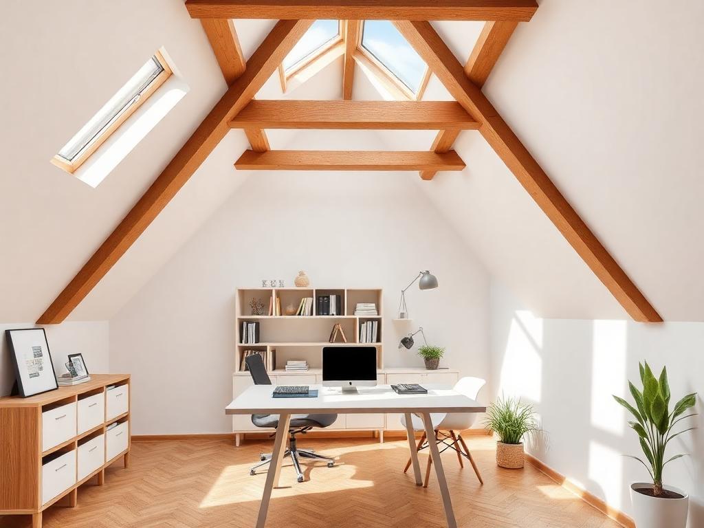 Aménager le bureau idéal sous les combles grâce à VELUX