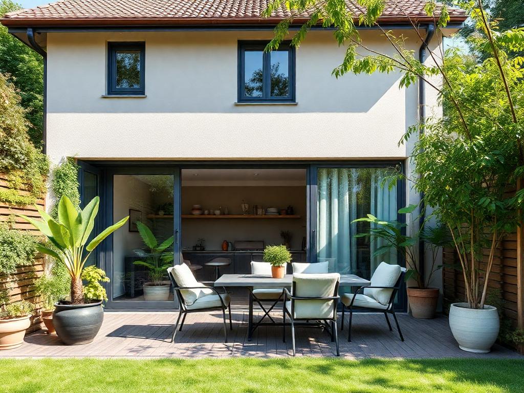 Maison côté jardin : l'importance des ouvertures et des perspectives