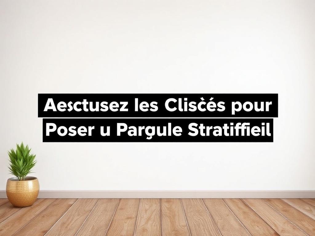 Comment poser un parquet stratifié facilement et sans erreur ?