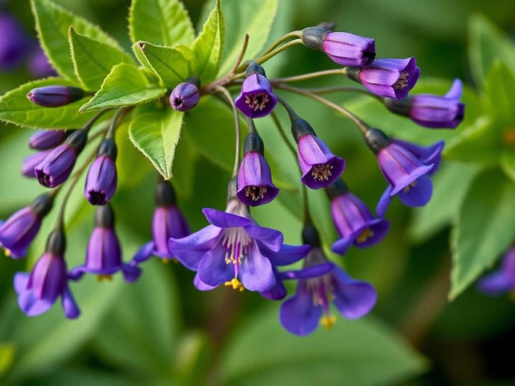 Honeywort is the Star of the Pollinator Garden