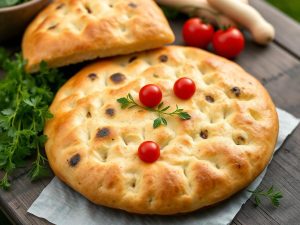 Garden Art Focaccia Bread