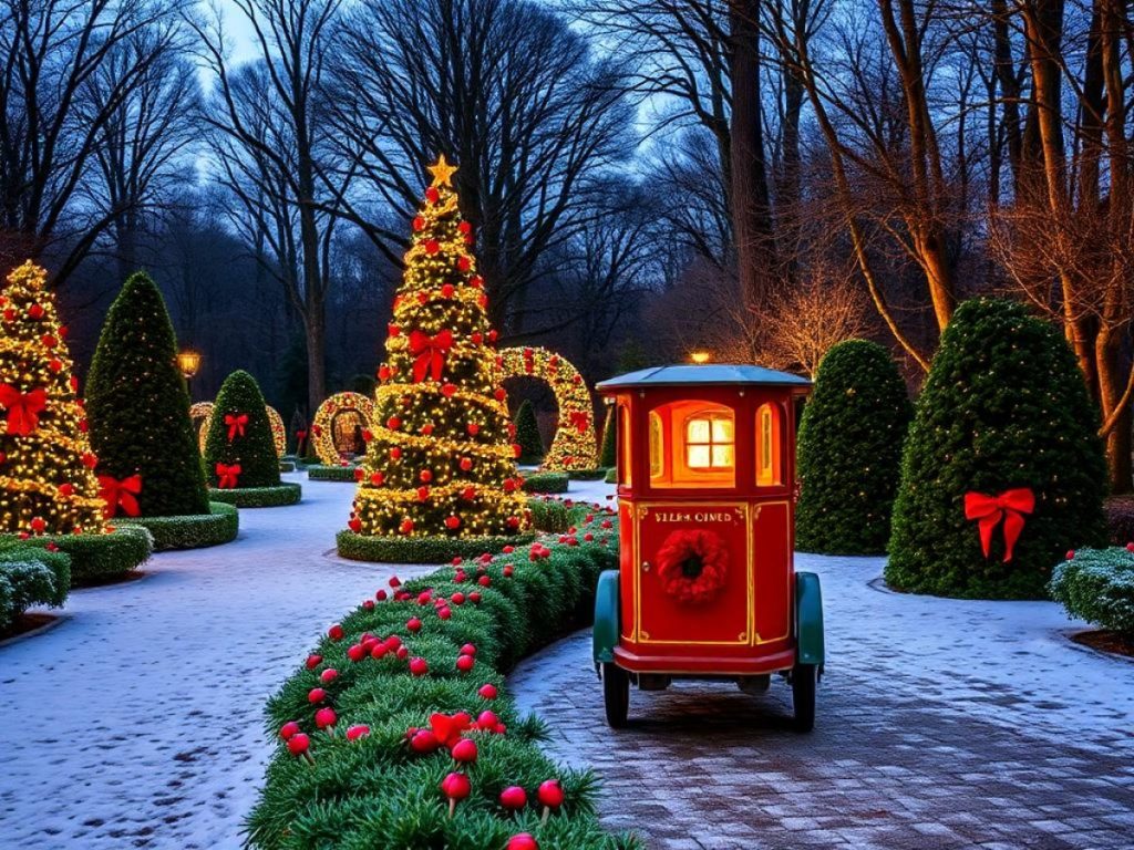 A Very Retro Christmas at Longwood Gardens