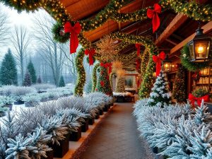 Christmas Decorating with Holly at McLean Nursery