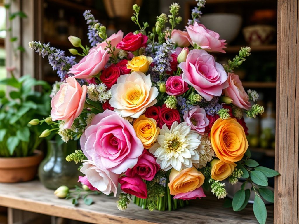 Home Grown Bouquets at #BouquetoftheDay