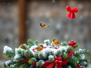 Turn Your Christmas Tree into a Bird Buffet
