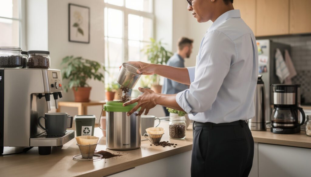 découvrez des solutions pratiques pour réduire les déchets liés au café dans votre entreprise, favoriser le recyclage et adopter des habitudes écoresponsables.