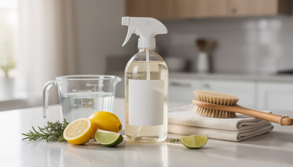apprenez à fabriquer facilement votre nettoyant multi-usage naturel à base de vinaigre, efficace et écologique pour un entretien maison sain et économique.