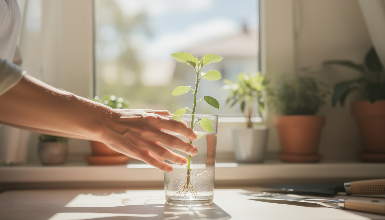 apprenez à multiplier vos plantes facilement grâce au bouturage dans l'eau, une méthode simple et efficace pour obtenir de nouvelles pousses à la maison.