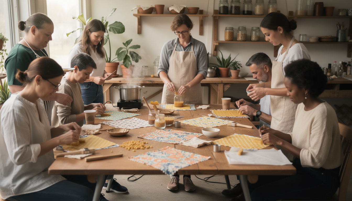 apprenez à fabriquer vos propres emballages en cire pour adopter un mode de vie zéro déchet, écologique et économique. simple, naturel et réutilisable.