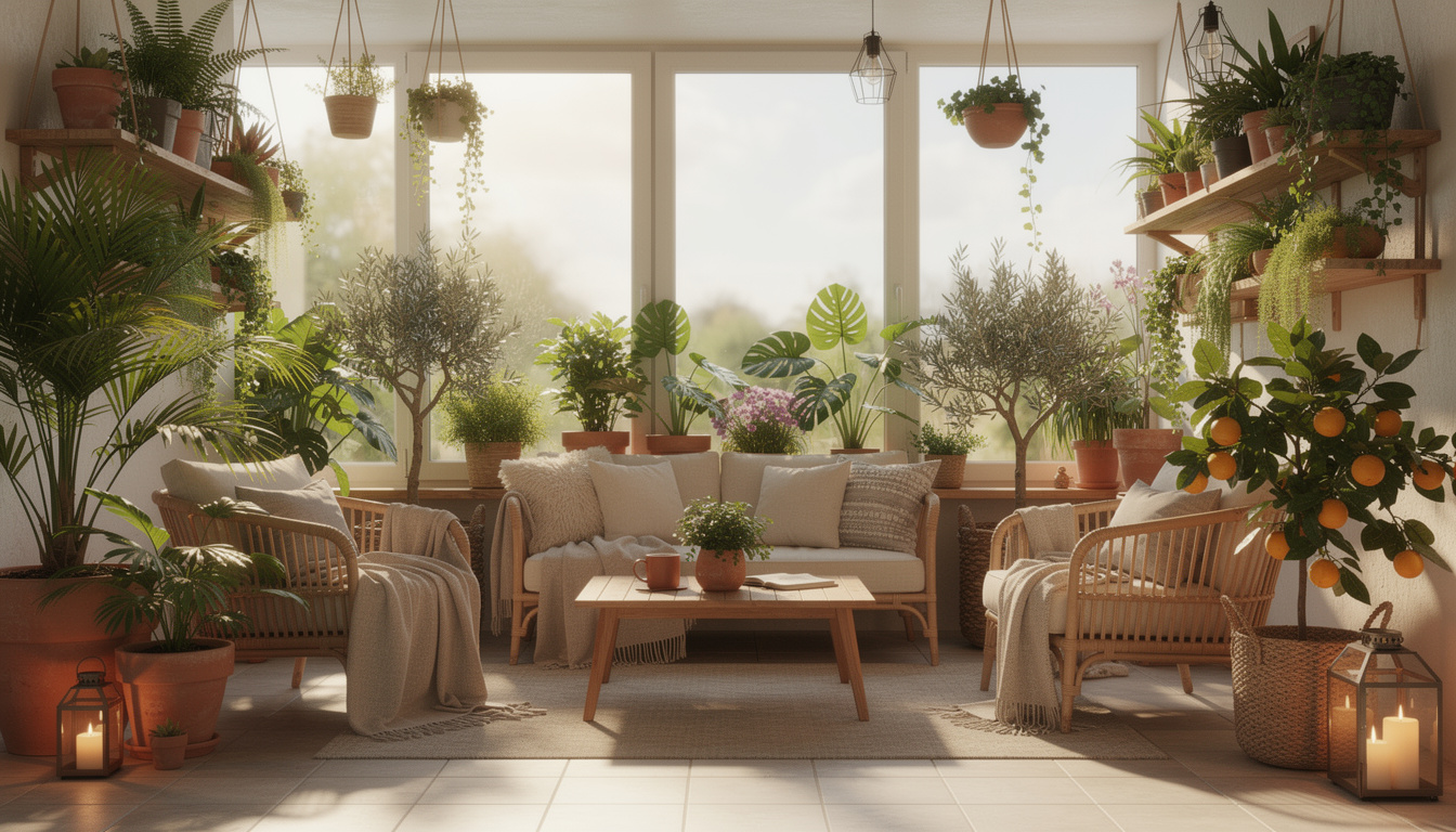 découvrez comment aménager un jardin d'hiver dans votre véranda étape par étape pour créer un espace verdoyant et chaleureux toute l'année.