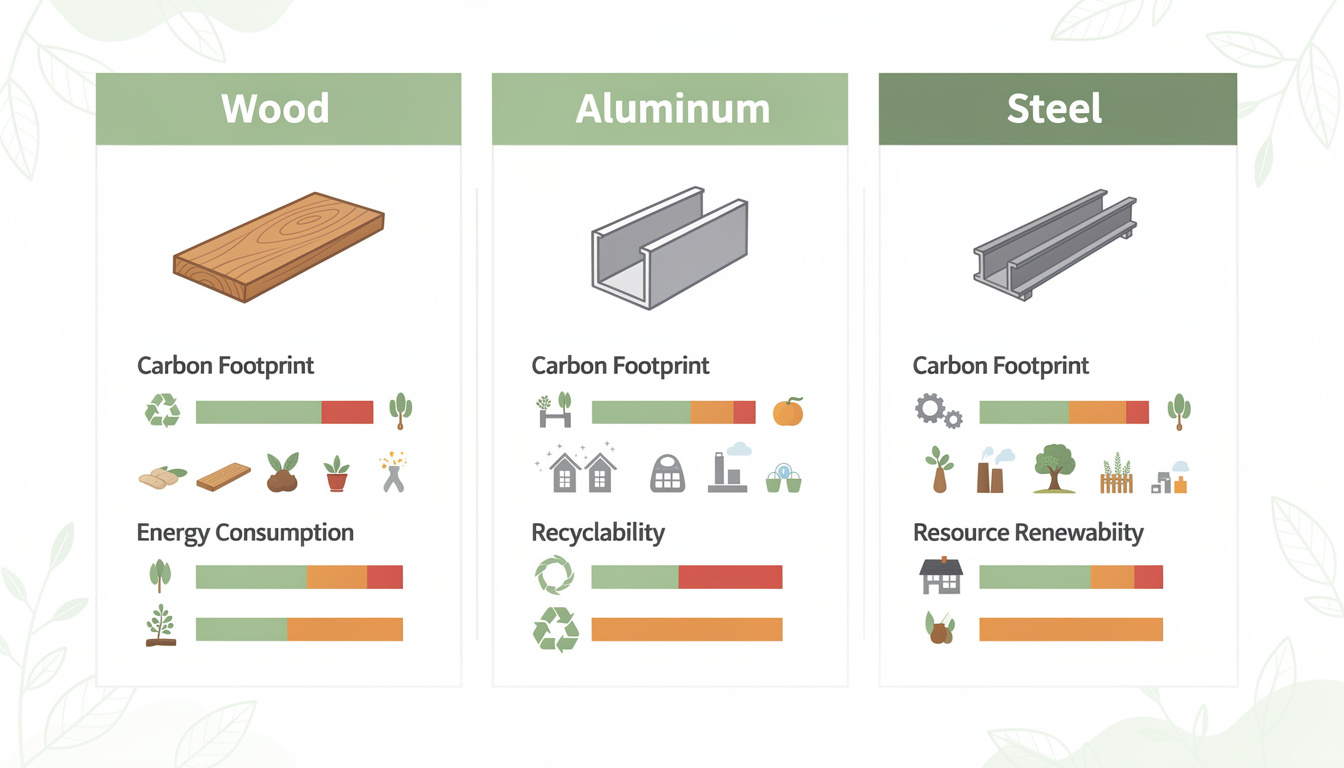 découvrez quel matériau écologique choisir pour votre structure : bois, aluminium ou acier. comparez leurs avantages environnementaux pour un choix durable et responsable.