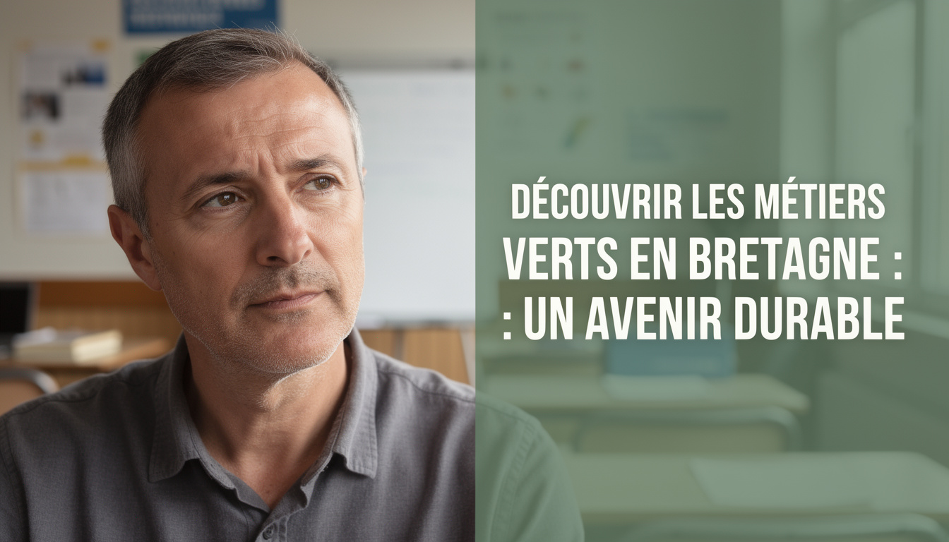 explorez les métiers verts en bretagne et contribuez à un avenir durable en intégrant des secteurs innovants et respectueux de l'environnement.