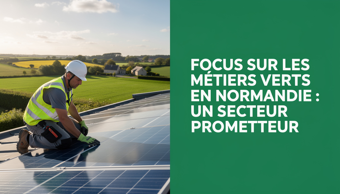 découvrez les métiers verts en normandie, un secteur en pleine expansion offrant de nombreuses opportunités d'emploi durables et innovantes.