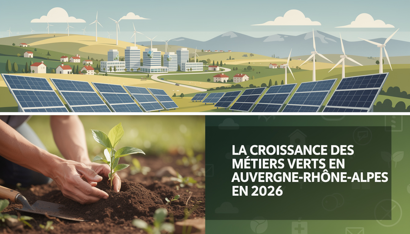 découvrez la croissance prometteuse des métiers verts en auvergne-rhône-alpes en 2026, un secteur clé pour l'emploi durable et l'économie régionale.