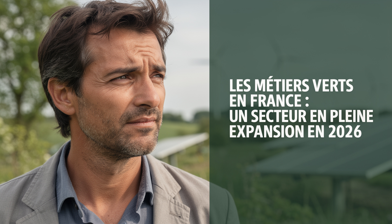 découvrez les métiers verts en france en 2026, un secteur en pleine croissance offrant de nombreuses opportunités d'emploi durables et innovantes.