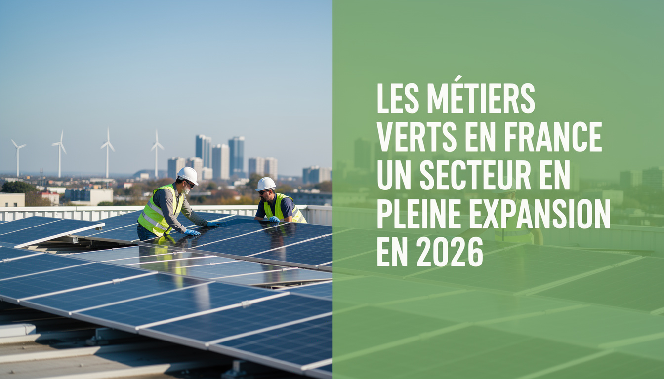 découvrez les métiers verts en france en 2026, un secteur dynamique et en pleine croissance dédié à l'environnement et au développement durable.