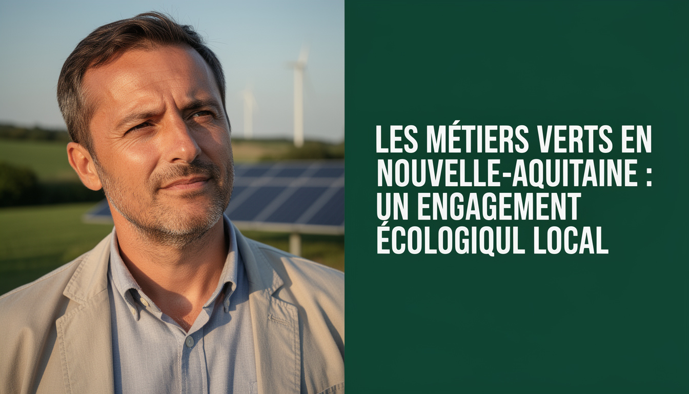 découvrez les métiers verts en nouvelle-aquitaine, un engagement écologique local qui favorise le développement durable et la protection de l'environnement dans la région.