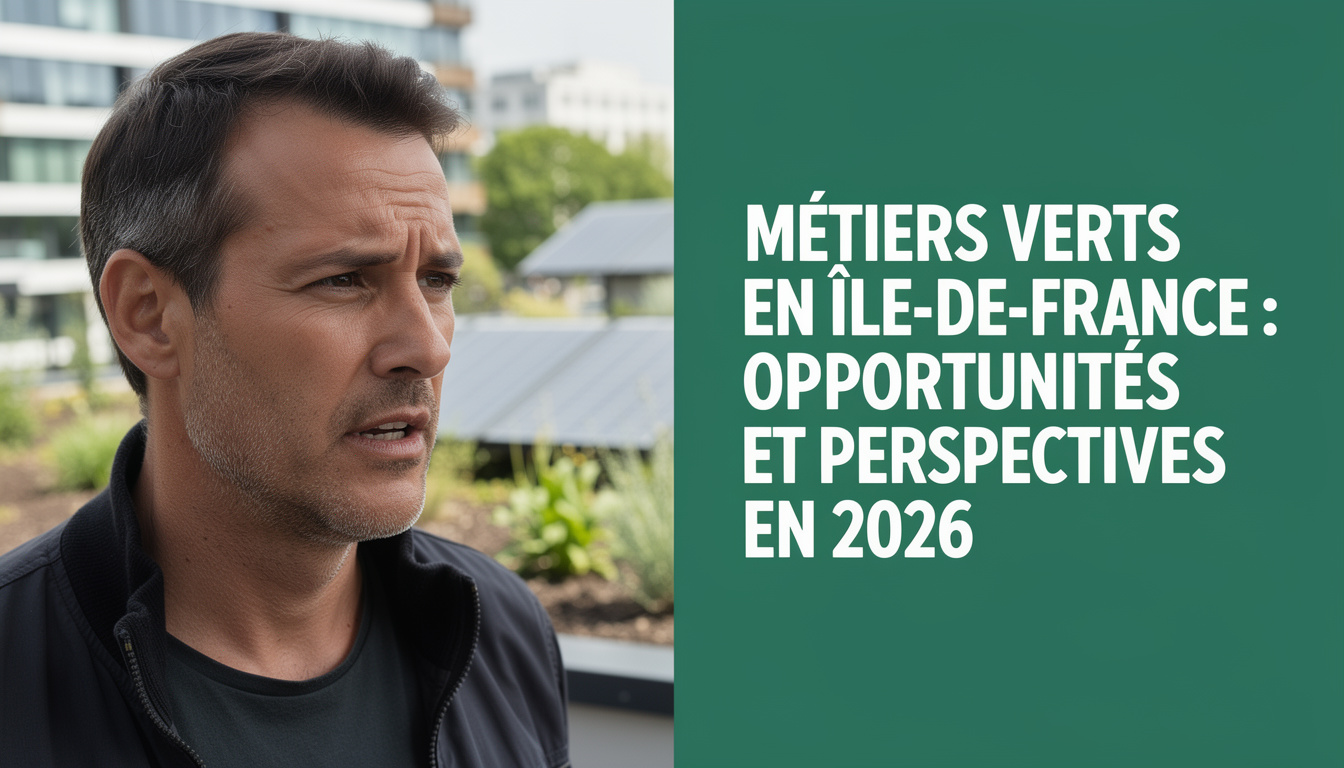 découvrez les métiers verts en île-de-france et explorez les opportunités d'emploi ainsi que les perspectives de croissance pour 2026 dans ce secteur en pleine expansion.