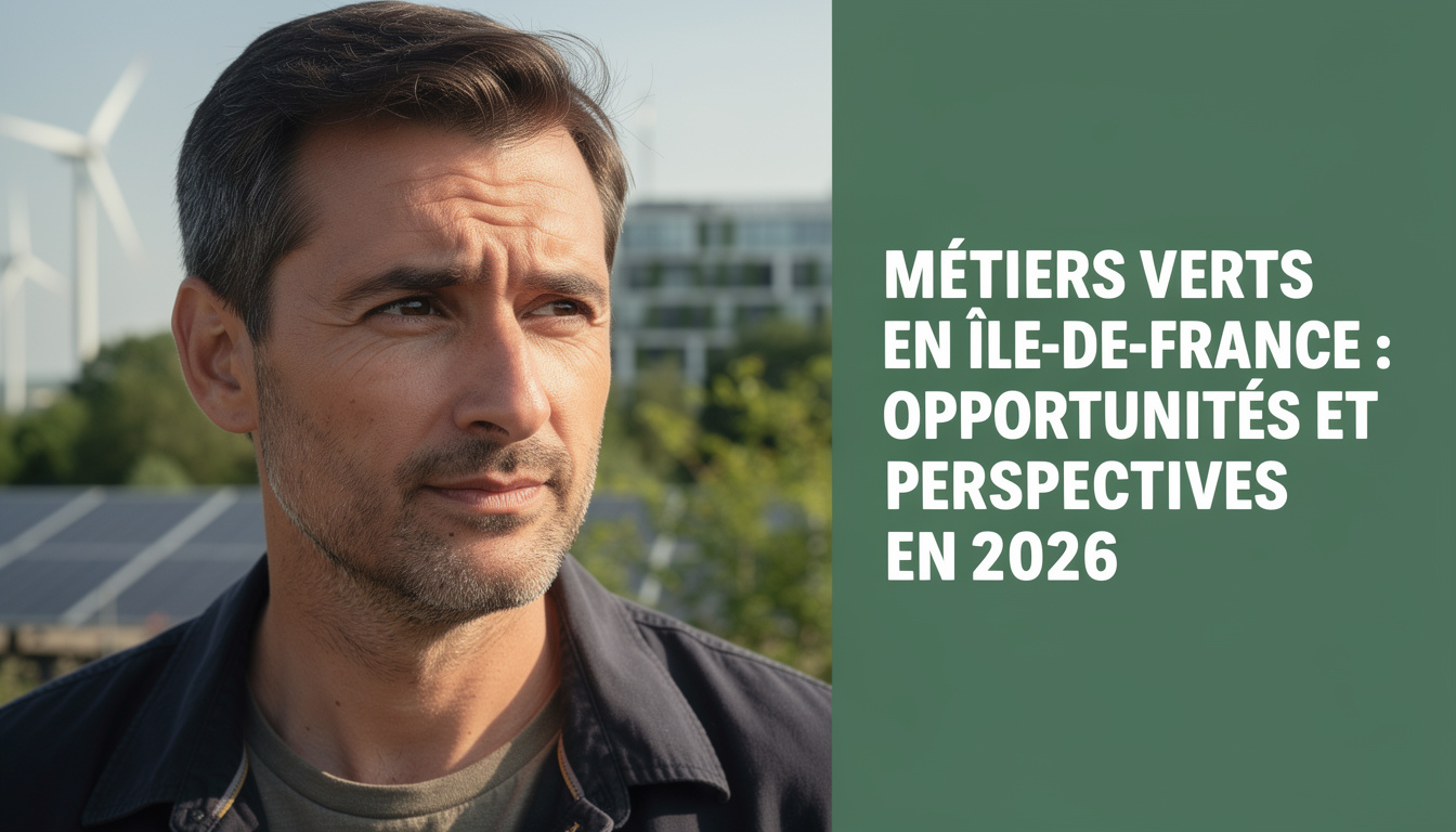 découvrez les métiers verts en île-de-france, leurs opportunités d'emploi et les perspectives de croissance pour 2026 dans ce secteur en pleine expansion.