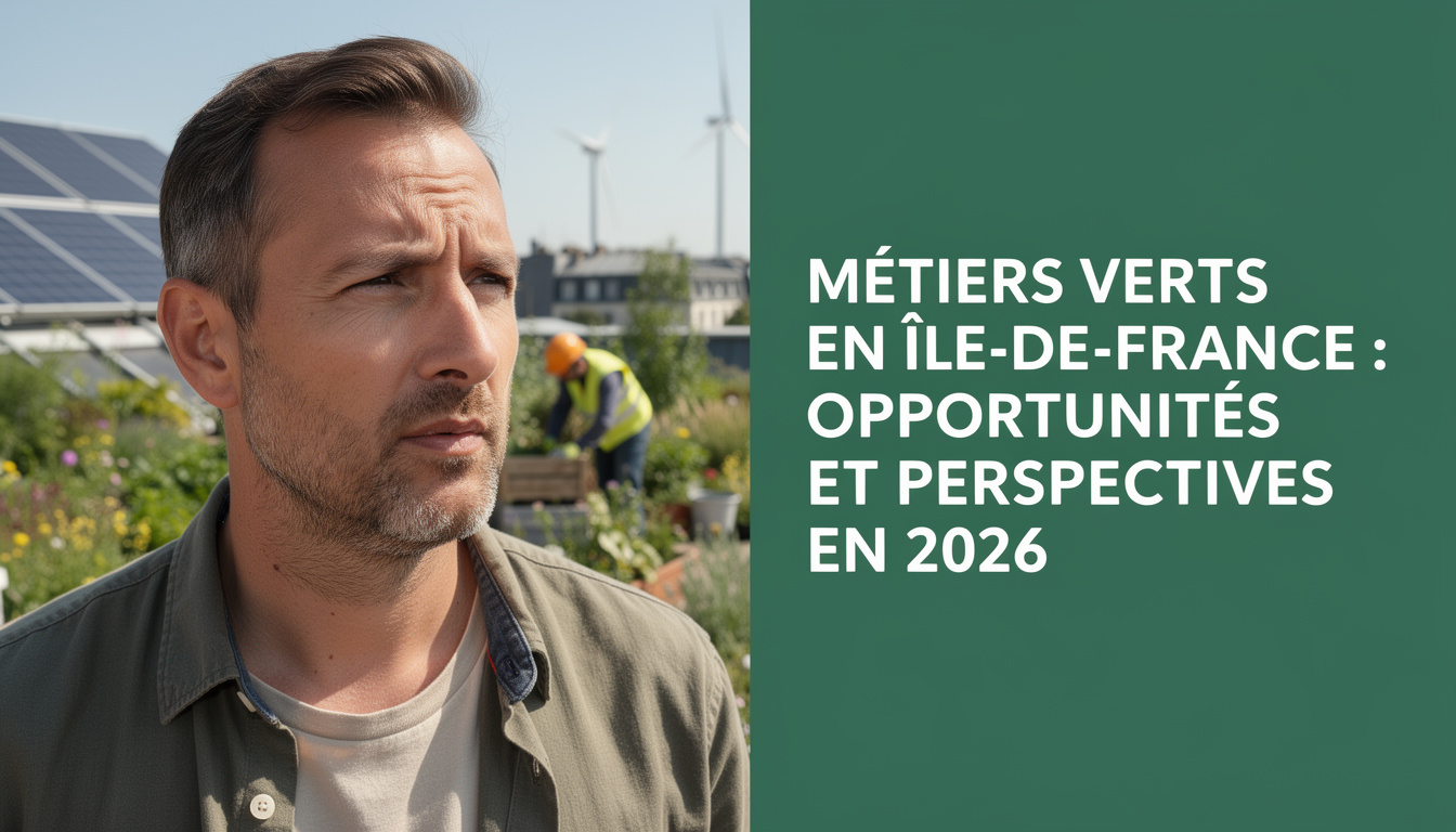 découvrez les métiers verts en île-de-france, leurs opportunités d'emploi et les perspectives de croissance pour 2026 dans ce secteur en pleine expansion.