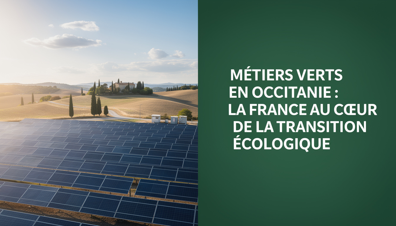 découvrez les métiers verts en occitanie, région phare de la france engagée dans la transition écologique et le développement durable.
