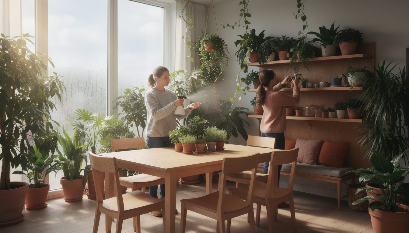 découvrez les plantes idéales pour améliorer la qualité de l'air et créer un climat agréable dans votre jardin d'hiver.