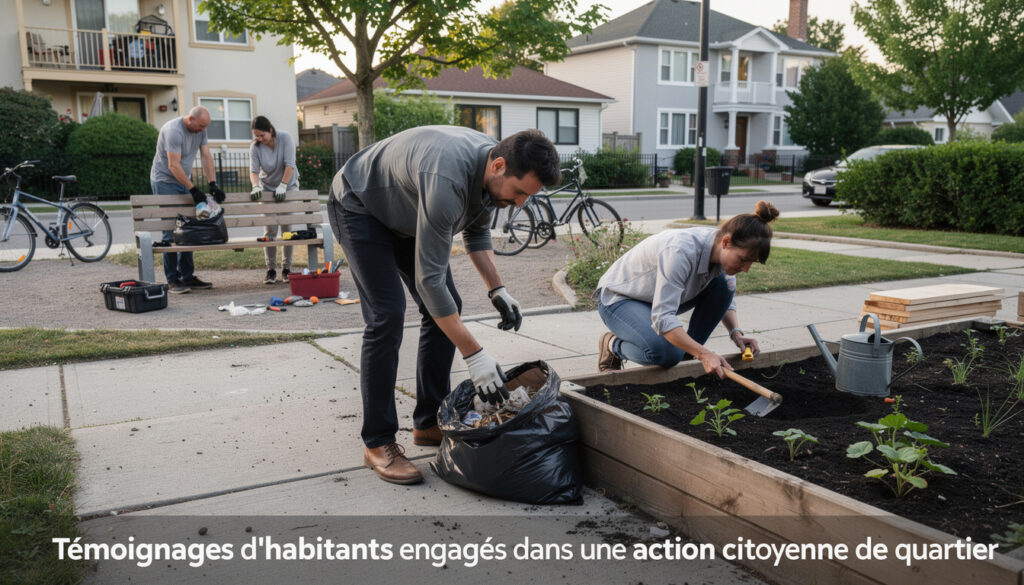découvrez les témoignages inspirants d'habitants engagés dans des actions citoyennes au cœur de leur quartier, pour renforcer la solidarité et le vivre-ensemble.