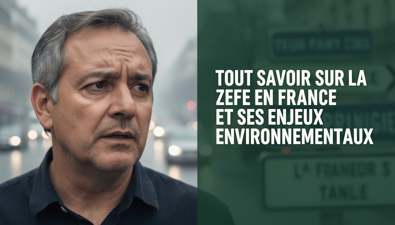 découvrez tout sur la zfe en france, ses objectifs et ses enjeux environnementaux pour une meilleure qualité de l'air et la lutte contre la pollution urbaine.