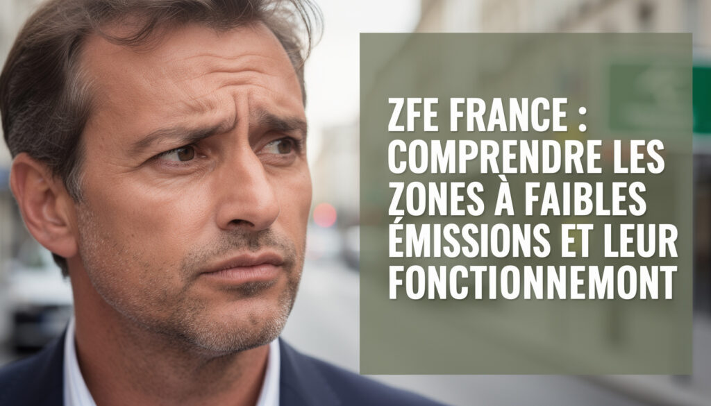 découvrez tout ce qu'il faut savoir sur les zones à faibles émissions (zfe) en france : définition, objectifs, fonctionnement et impact sur la qualité de l'air.