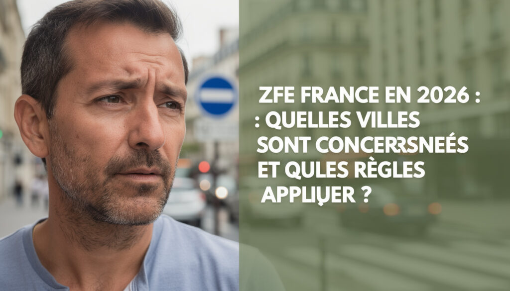 découvrez quelles villes françaises seront concernées par la zfe en 2026 et quelles règles seront appliquées pour améliorer la qualité de l'air.