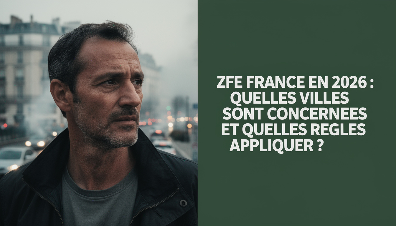 découvrez quelles villes françaises seront concernées par la zfe en 2026 et quelles règles seront appliquées pour améliorer la qualité de l'air.