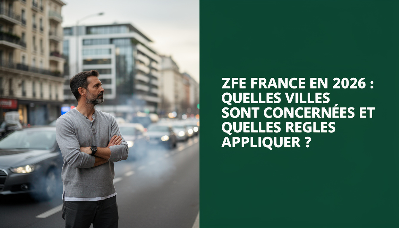découvrez quelles villes françaises seront concernées par la zfe en 2026 et les règles à appliquer pour se conformer aux nouvelles réglementations environnementales.