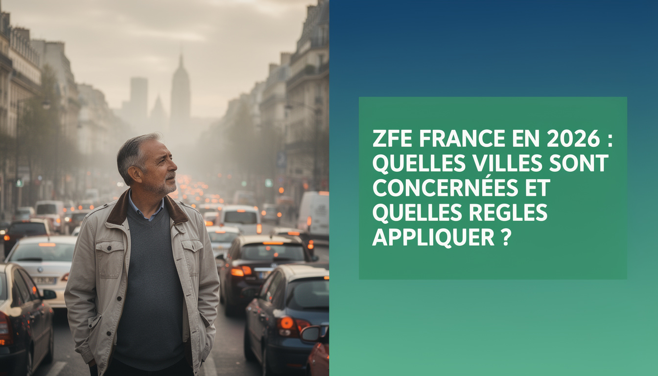découvrez quelles villes seront concernées par la zfe (zone à faibles émissions) en france en 2026 et les règles à appliquer pour réduire la pollution et améliorer la qualité de l'air.