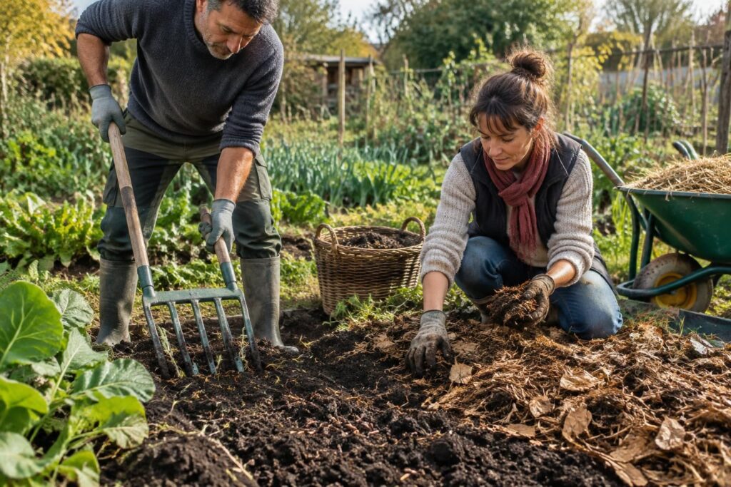 découvrez comment préparer un sol vivant sans produits chimiques grâce au compost, au paillage et à des méthodes naturelles qui favorisent la biodiversité.