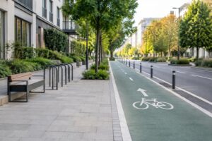 découvrez les équipements urbains qui favorisent la marche et le vélo : des aménagements pensés pour des déplacements plus sûrs, pratiques et agréables.
